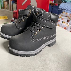 Gray Toddler Boots
